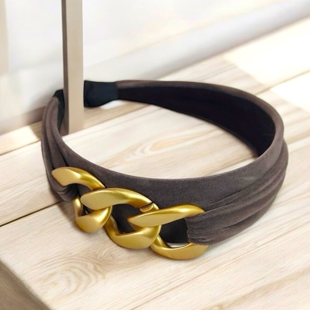 🌼 Hairband Gold Chain Detail Headband NWOT